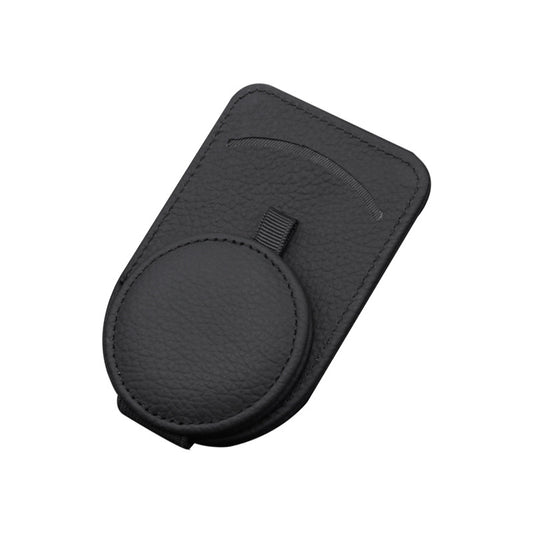 Sun visor glasses holder available in black, grey, beige, brown and red on clean background