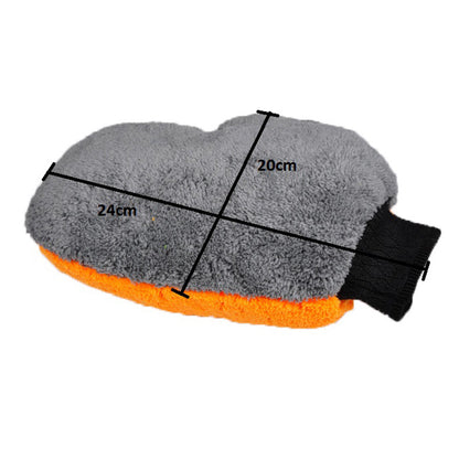 Forged Crown microfiber bear paw wash mitt dimensions