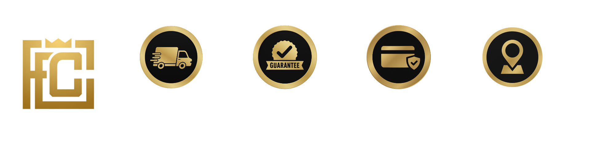 Free Shipping · Guarantee · Secure Payment · Tracked Shipping
