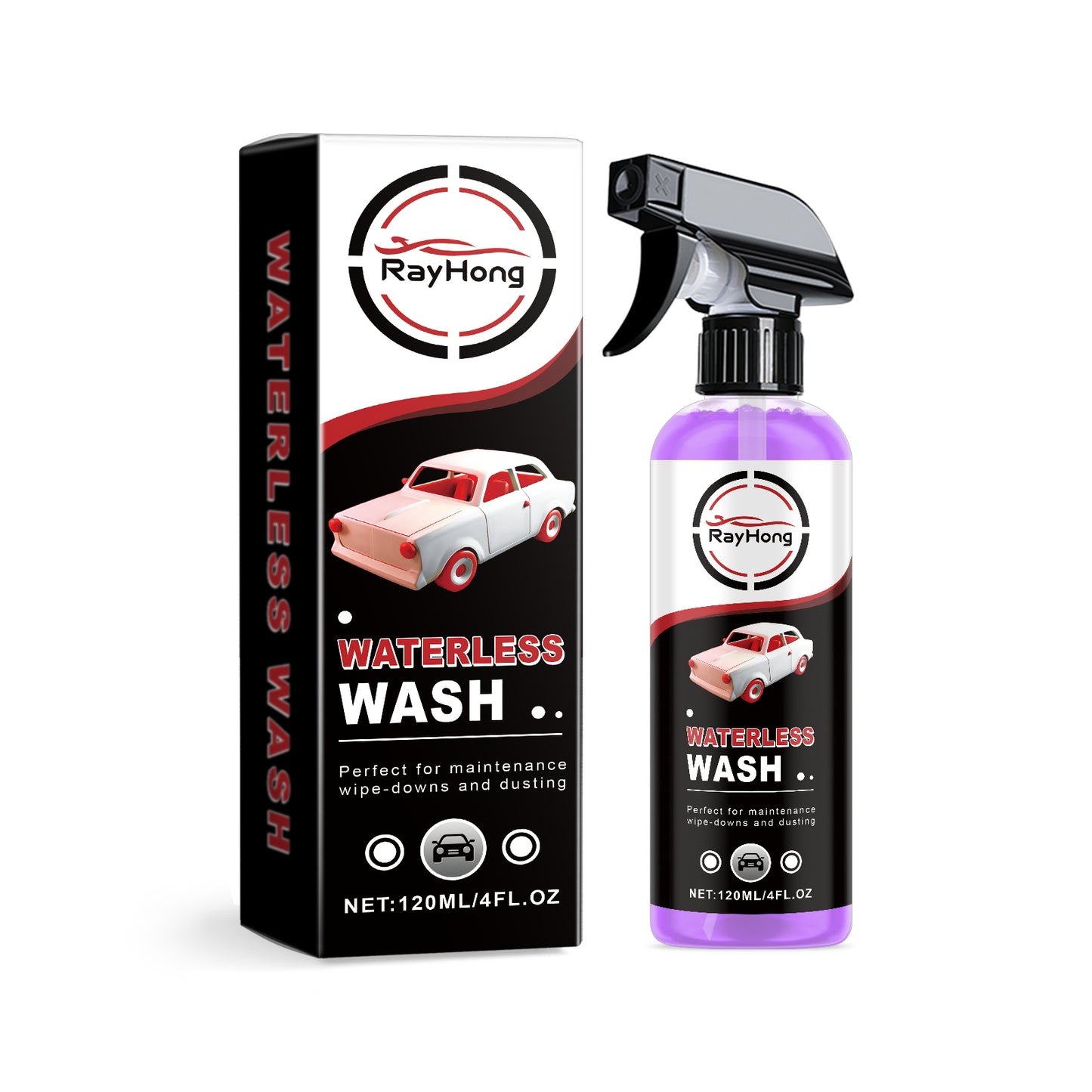 Forged Crown waterless car wash spray restoring a clean finish without rinsing