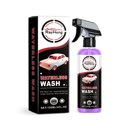 Forged Crown waterless car wash spray restoring a clean finish without rinsing