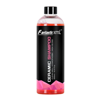 Forged Crown ceramic car shampoo bottle designed for controlled vehicle washing